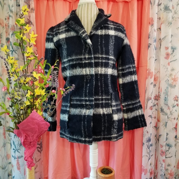 Old Navy Jackets & Blazers - 🌻🌺🌻OLD NAVY FUZZY WOOL BLEND COAT JACKET!!